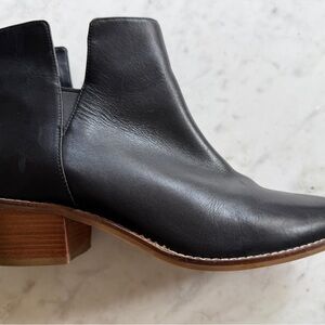 Cole Haan Black Leather Ankle Booties
